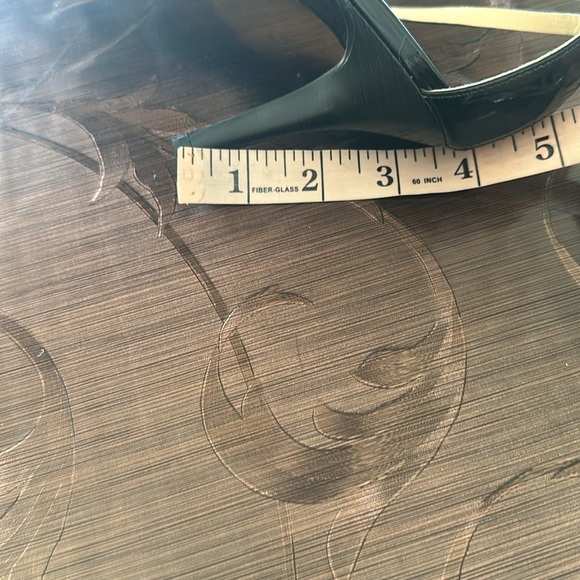 Talbots Black Strappy Leather Heels NEW without box - Picture 7 of 8